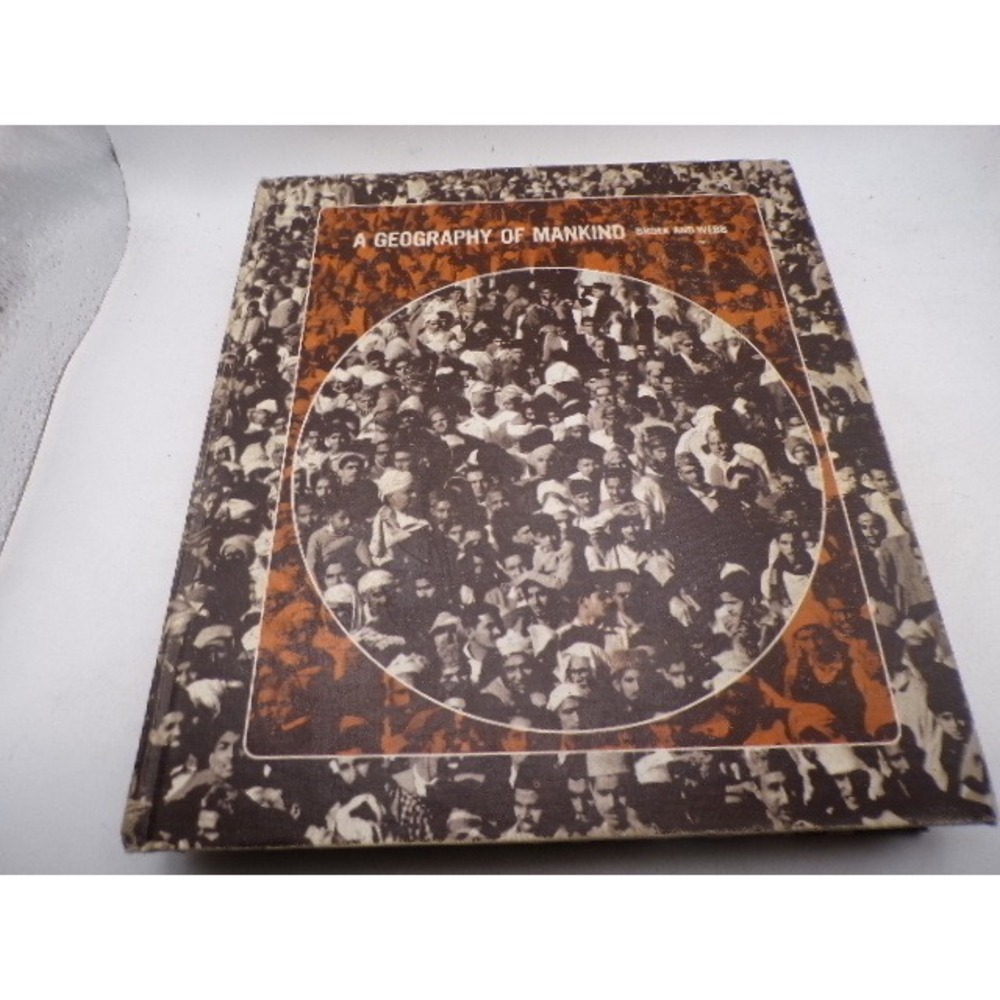 A Geography of Mankind‎ 1968 Broek Webb McGraw-Hill First Edition Hardcover READ
